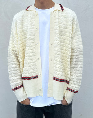 Kota Gushiken コウタグシケン｜Wrinkled Polo Cardigan KGAW25-K02