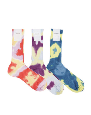 AURALEE オーラリー｜Women GIZA HIGH GAUGE TIE-DYE SOCKSA26SS05SX-W