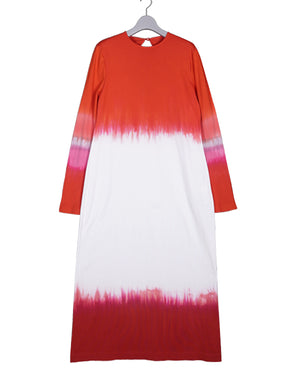 
                  
                    Load image into Gallery viewer, &amp;quot;Shibori&amp;quot; Tie dyed Cotton Jersey Dress
                  
                