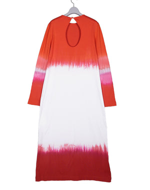 
                  
                    Load image into Gallery viewer, 【SALE】&amp;quot;Shibori&amp;quot; Tie dyed Cotton Jersey Dress / 303165231002
                  
                