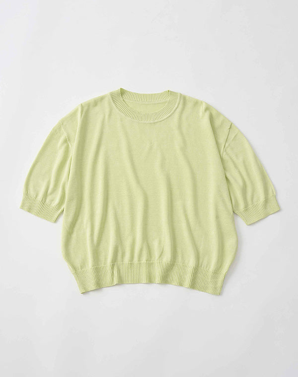 [new color]シルクニットプルオーバー / BEH13003WA