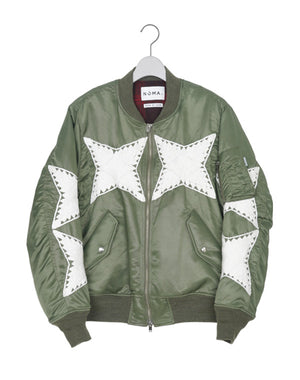 
                  
                    Load image into Gallery viewer, The CRAFT Hand Embroidery Flight Jacket / 313846242001
                  
                