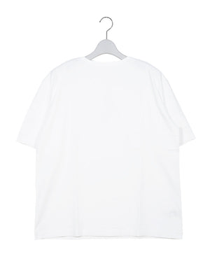 
                  
                    Load image into Gallery viewer, LUSTER PLAITING NARROW BOAT NECK TEE / 304192241002
                  
                