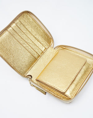 Wallet COMME des GARCONS / GOLD & SILVER 二つ折りZIP財布 / 8Z-B021