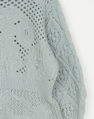 Mame Kurogouchi / Multi Pattern Low Gauge Knitted Top