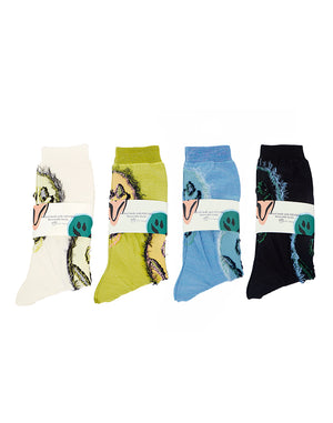 
                  
                    Load image into Gallery viewer, Melted Smile With Reversible Socks / 336343251001
                  
                