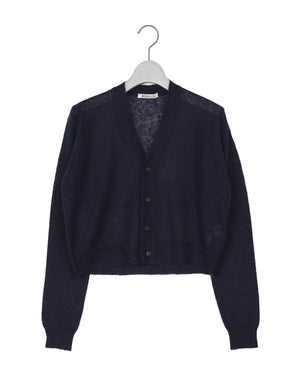 
                  
                    Load image into Gallery viewer, KID MOHAIR SHEER KNIT CARDIGAN / 308178251001
                  
                