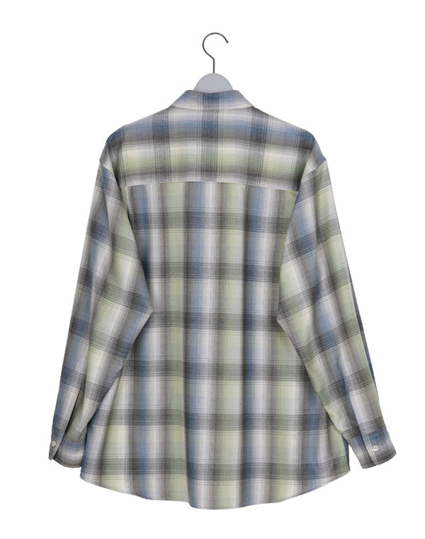 トップス auralee SUPER LIGHT WOOL CHECK SHIRT BEAMS（ビームス）AURALEE / SUPER LIGHT WOOL CHECK SHIRT
