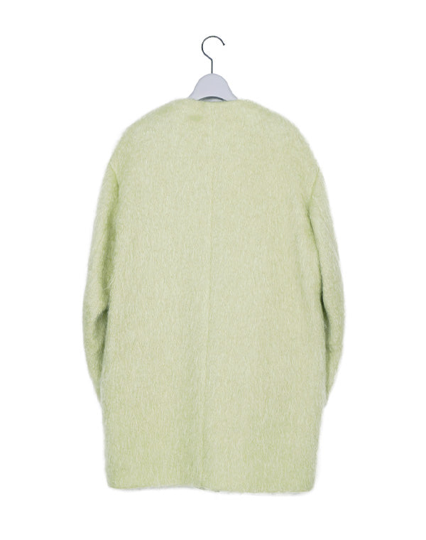 
                  
                    Load image into Gallery viewer, BRUSHED MOHAIR SHAGGY COAT / 314178242001
                  
                