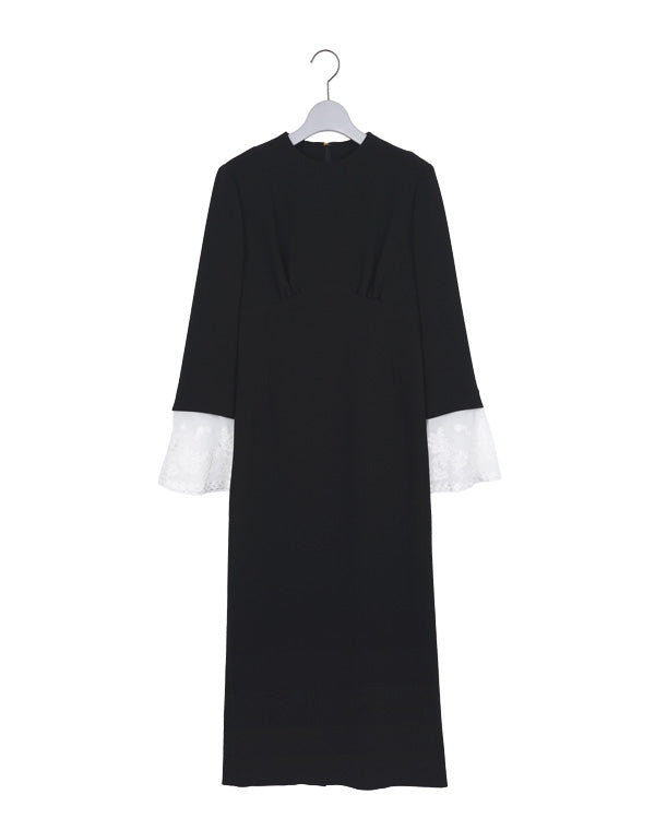 Mame Kurogouchi / Triacetate Georgette Embroidered Cuffs I-Line