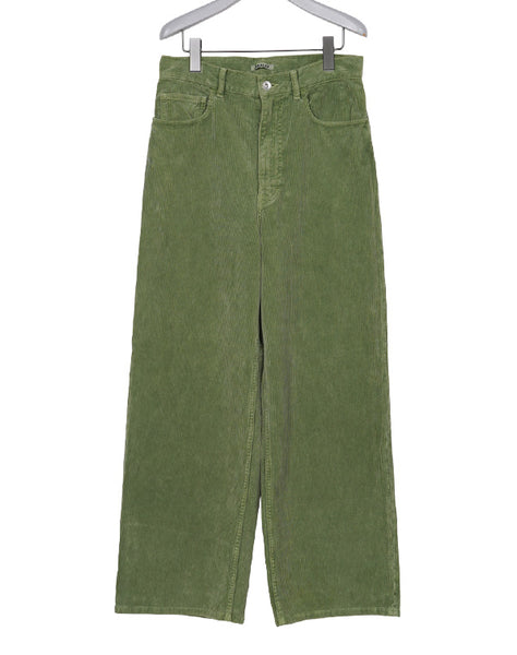 AURALEE オーラリー｜Women GARMENT-DYED FINX CORDUROY 5P WIDE PANTS