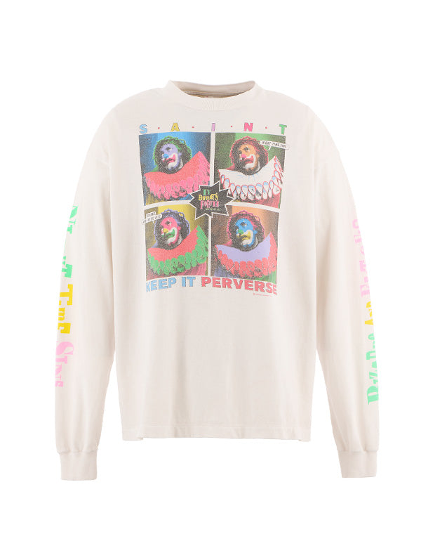 SAINT Mxxxxxx セントマイケル｜LS TEE/KEEP IT/WHITE SM-HR1-0000-037