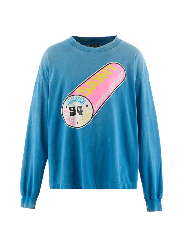SAINT Mxxxxxx セントマイケル｜LS TEE/IMMACULATE/BLUE SM-HR1-0000