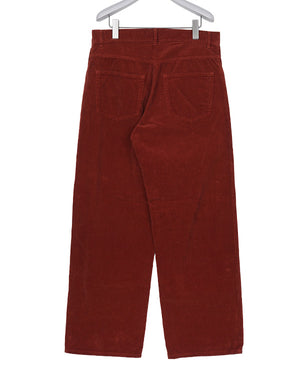 AURALEE オーラリー｜Men GARMENT-DYED FINX CORDUROY 5P WIDE PANTS