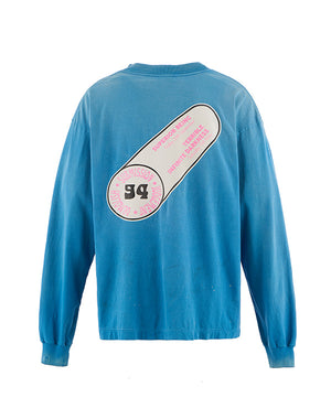 SAINT Mxxxxxx セントマイケル｜LS TEE/IMMACULATE/BLUE SM-HR1-0000