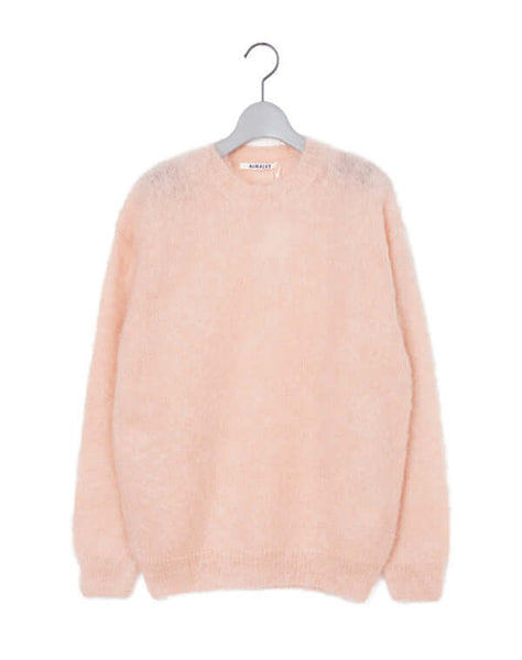 AURALEE 24AW brushed super kid モヘアニット BRUSHED SUPER KID MOHAIR KNIT P/O / 301178242003 – satoseni