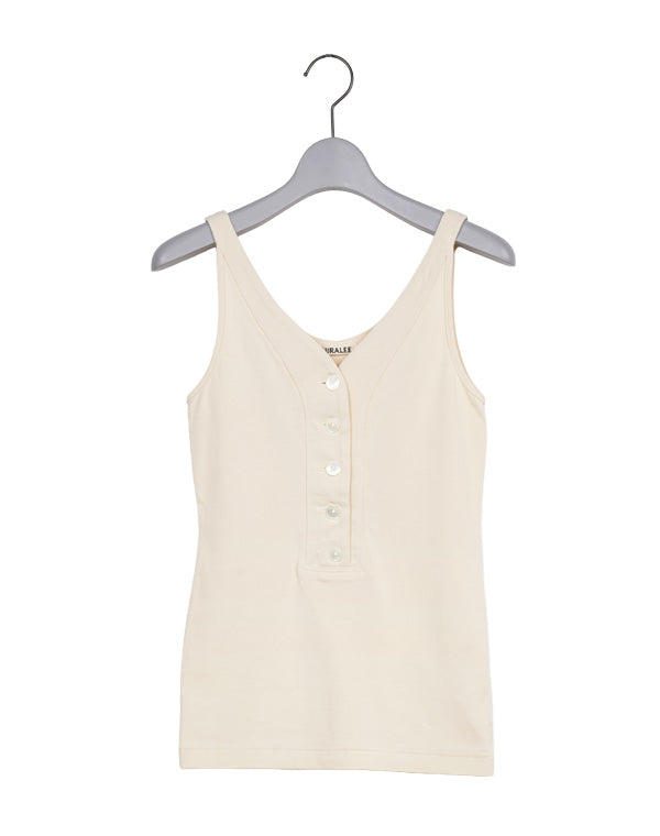 AURALEE オーラリー｜ORGANIC SOFT RIB HENLEY NECK P/O A26SP03OT