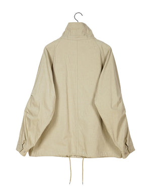 
                  
                    Load image into Gallery viewer, WASHED HARD TWIST CANVAS BLOUSON / 313192241002
                  
                