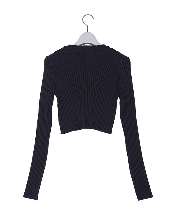
                  
                    Load image into Gallery viewer, DRY COTTON WIDE RIB KNIT ZIP CARDIGAN / 308178241001
                  
                
