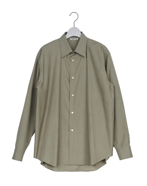 AURALEE オーラリー｜WASHED FINX TWILL SHIRT S01TN26SS｜GEA