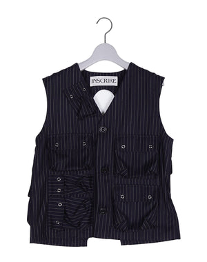 
                  
                    Load image into Gallery viewer, STRIPE EMERGENCY VEST
                  
                