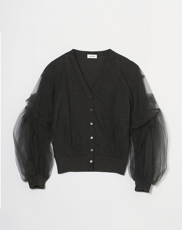 TULLE VNECK CARDIGAN / 307297242002