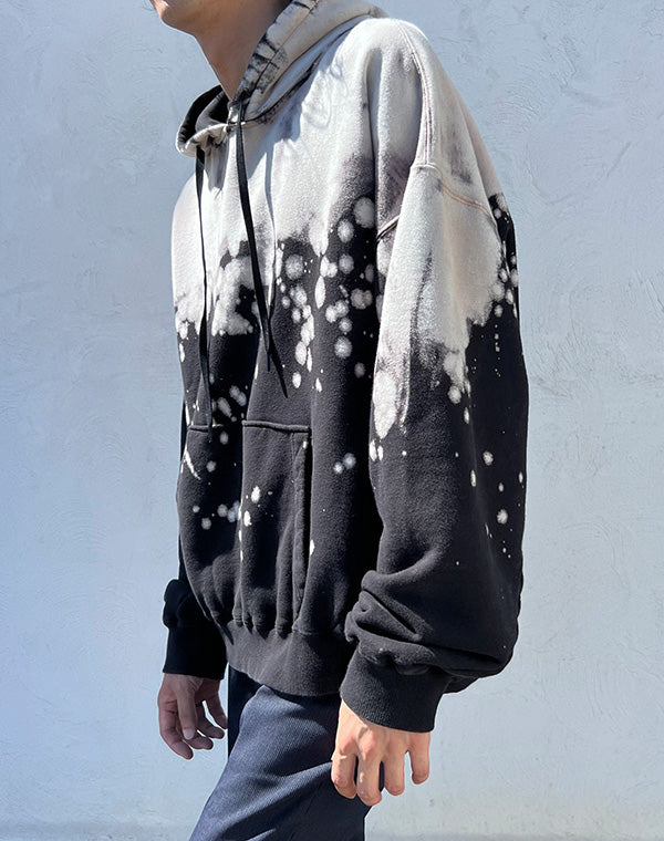 
                  
                    Load image into Gallery viewer, Hand Dyed Twist Hoodie Black / 306846232001
                  
                