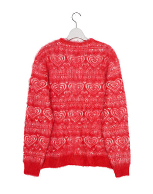 
                  
                    Load image into Gallery viewer, Mohair Cardigan - Heart / 307332242003
                  
                