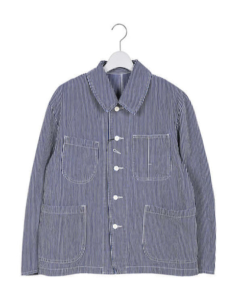 STEINBECK HICKORY STRIPE FRENCH JACKET / 313861241001 – satoseni
