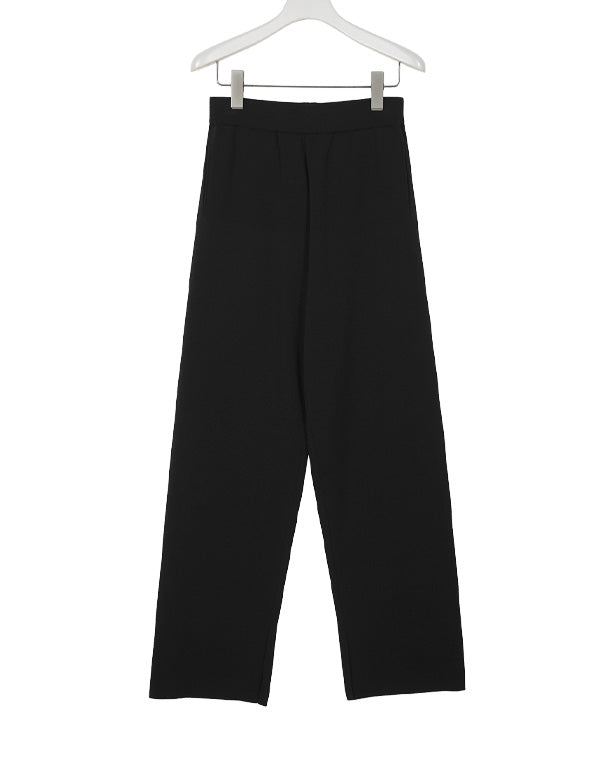 
                  
                    Load image into Gallery viewer, WOOL RECYCLE POLYESTER HIGH GAUGE KNIT PANTS / 316178241001
                  
                