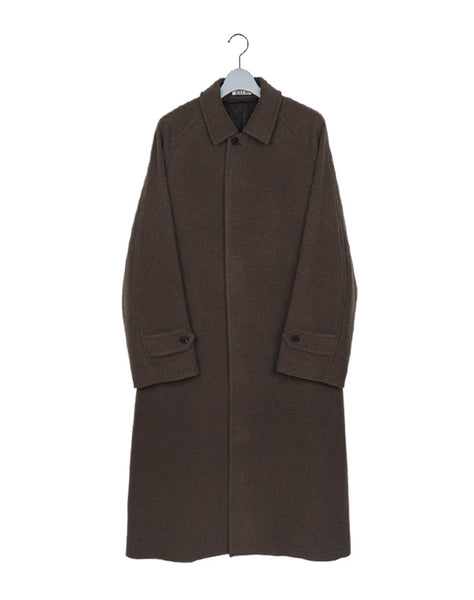 AURALEE / MEN SUPER FINE WOOL MOSSER SOUTIEN COLLAR COAT