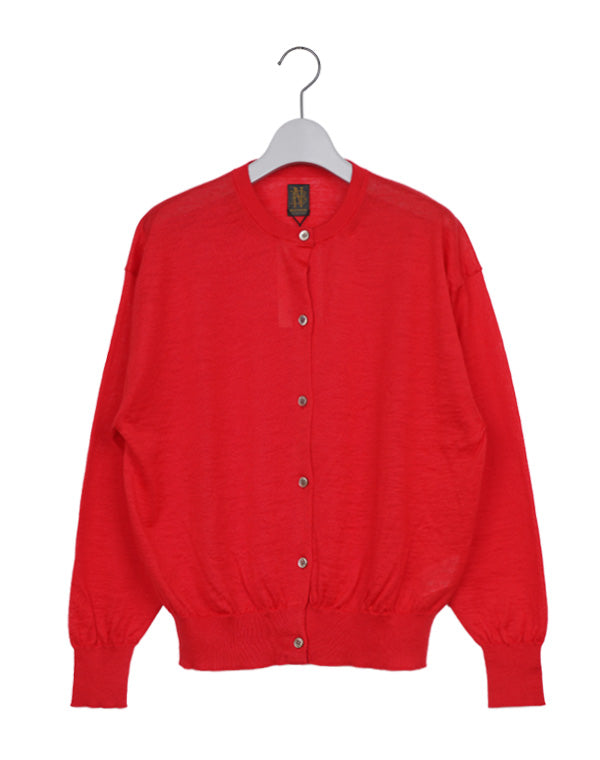 BATONER バトナー｜ Women CHOMA CREW NECK CARDIGAN BN-26SL-040｜GEA
