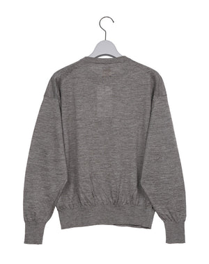 BATONER バトナー｜ Women CHOMA CREW NECK CARDIGAN BN-26SL-040｜GEA