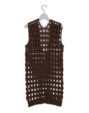 
                  
                    Load image into Gallery viewer, 【SALE】GIMA Cotton Cable Long Vest / 310170231002
                  
                