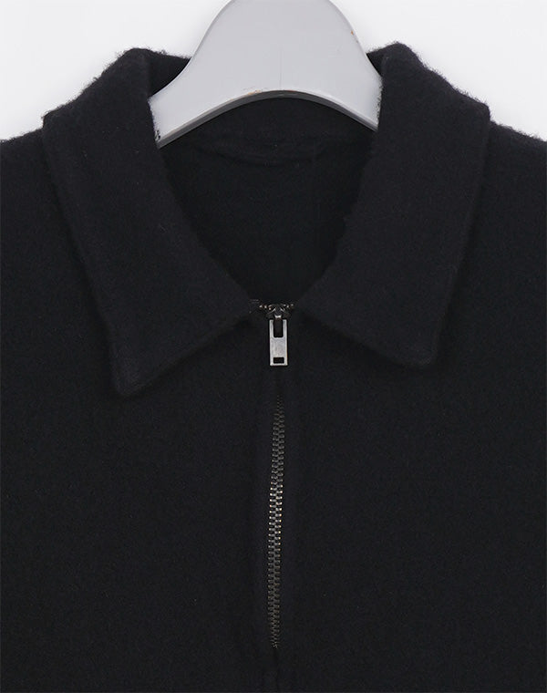 
                  
                    Load image into Gallery viewer, 縮絨ウール ジップショートジャケット / 313166252006
                  
                