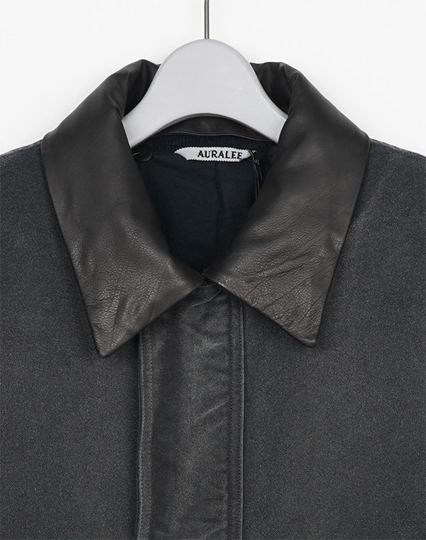 
                  
                    Load image into Gallery viewer, PRODUCT DYED ORGANIC COTTON DUCK BLOUSON / 313192252006
                  
                