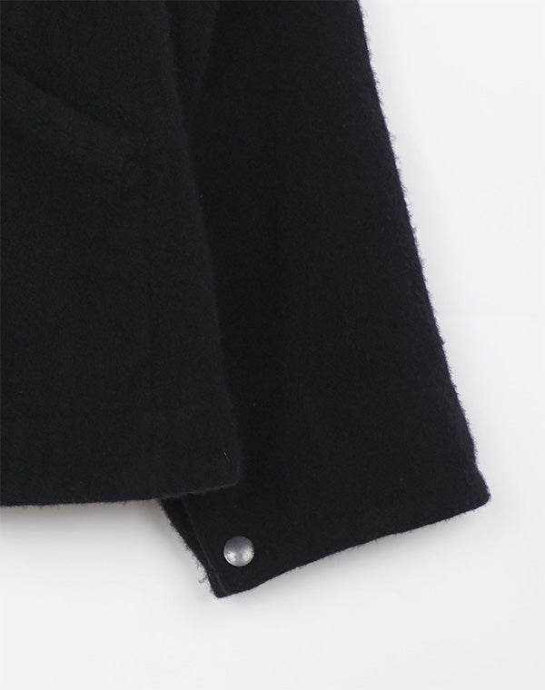 
                  
                    Load image into Gallery viewer, 縮絨ウール ジップショートジャケット / 313166252006
                  
                