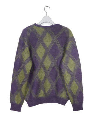 
                  
                    Load image into Gallery viewer, Mohair Cardigan - Argyle / 307332232001
                  
                