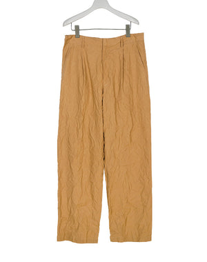 
                  
                    Load image into Gallery viewer, WRINKLED WASHED FINX TWILL PANTS / 315192241005
                  
                
