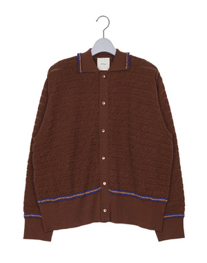 Kota Gushiken コウタグシケン｜Wrinkled Polo Cardigan KGAW25-K02