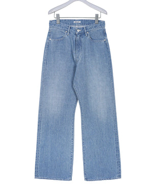 
                  
                    Load image into Gallery viewer, SELVEDGE FADED LIGHT DENIM PANTS / 317178241001
                  
                