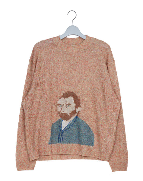 N*o様 【定価69300円】kota gushiken 22ss　Cardig Kota Gushiken コウタグシケン｜Wavy Linen Van Gogh KGSS26-K06｜GEA