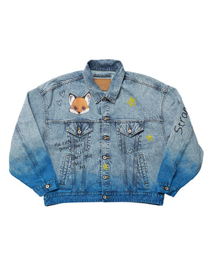 
                  
                    Load image into Gallery viewer, ANIME HAND-PAINTING DENIM JACKET / 313175251002
                  
                