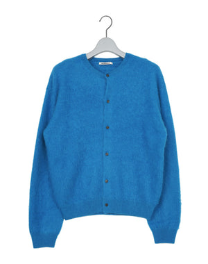 AURALEE オーラリー｜GARMENT-DYED BABY ALPACA FUR KNIT CREW-NECK