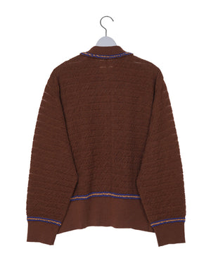 Kota Gushiken コウタグシケン｜Wrinkled Polo Cardigan KGAW25-K02