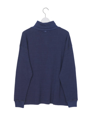 
                  
                    Load image into Gallery viewer, H/W INDIGO THERMAL TURTLENECK / 301861242002
                  
                