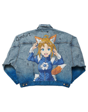 
                  
                    Load image into Gallery viewer, ANIME HAND-PAINTING DENIM JACKET / 313175251002
                  
                