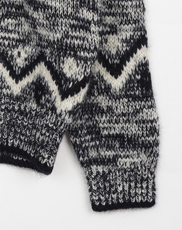 
                  
                    Load image into Gallery viewer, Women MOHAIR NORDIC CREW NECK / 301335252008
                  
                