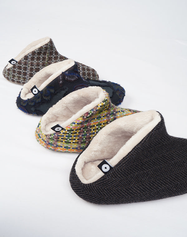 
                  
                    Load image into Gallery viewer, 《ABE HOME SHOES×GEA》ハイカットボア+GEA フリンジジャガード/ 903483253008
                  
                