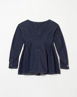 
                  
                    Load image into Gallery viewer, DENIM BLOUSE / 312297242001
                  
                